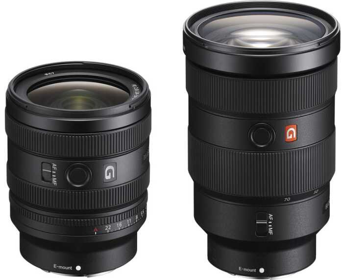 Sony FE 24-50mm F2.8 G ($1100) и Sony FE 24-70mm F2.8 GM II ($2300)