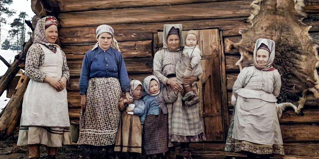 Редкие архивные фотографии одного из самых малочисленных народов Европы. Саамы: жизнь и быт.