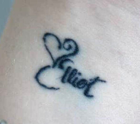 Поплывшая тату.