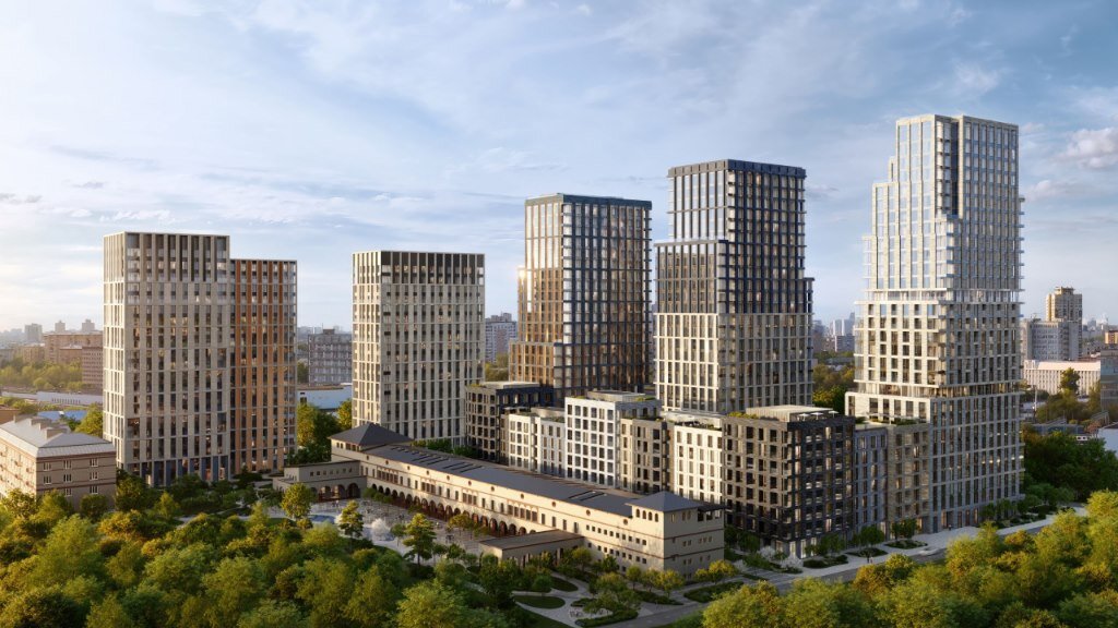 Разновысотные кварталы Unique. Фото: Forma