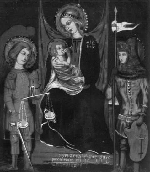   Wallon H. Jeanne d’Arc. Edition illustrée d’après les Monuments d’Art depuis le quinzième siècle jusqu’à nos jours. 3 éd. P., 1877 (вклейка).