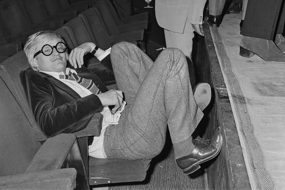       Дэвид Хокни, Англия, 3 мая 1971 года Фото: Evening Standard / Hulton Archive / Getty Images