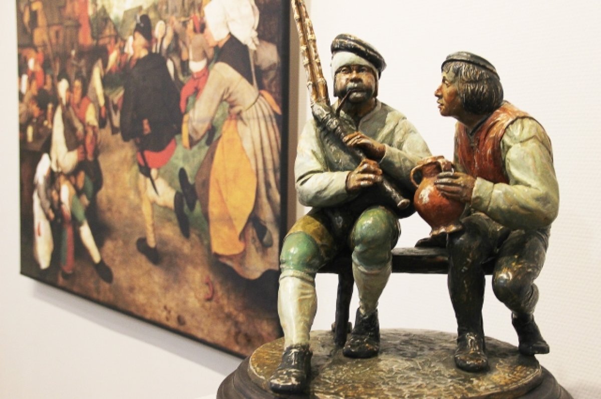    Картины Брейгеля обрели объём.