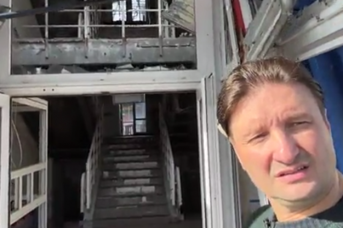    Эдгард Запашный побывал на стадионе мариупольского «Металлурга»