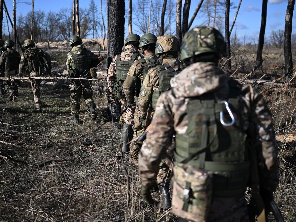    Военнослужащие ВС РФ в зоне проведения спецоперации© РИА Новости / Алексей Майшев