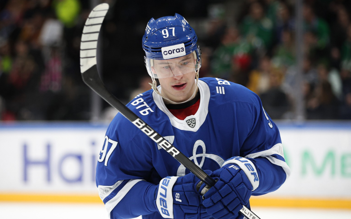 Никита Гусев выбил 85 очков в регулярке-2023/24. Фото: ХК "Динамо"