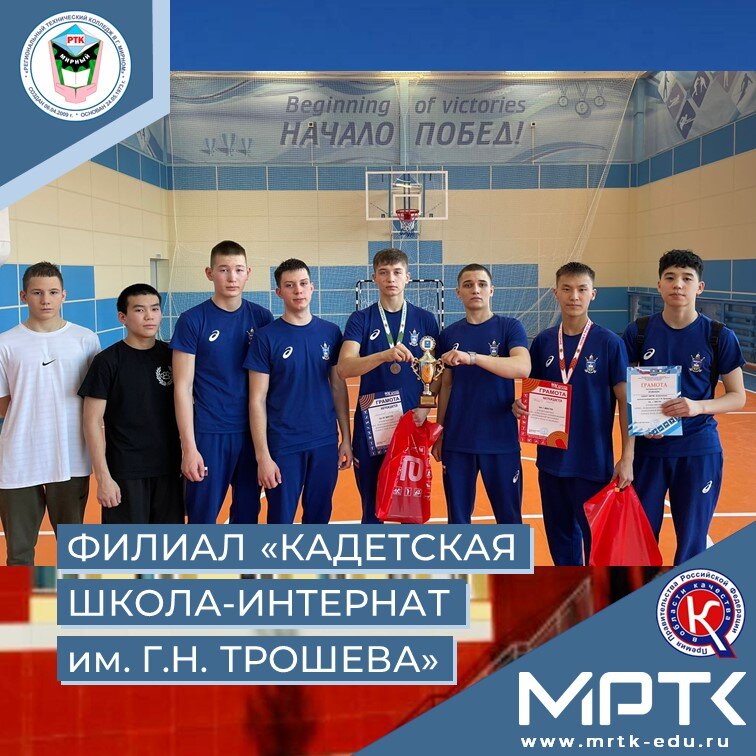 Кадеты «КШИ им. Г.Н. Трошева» - лучшие при сдаче норм ГТО.