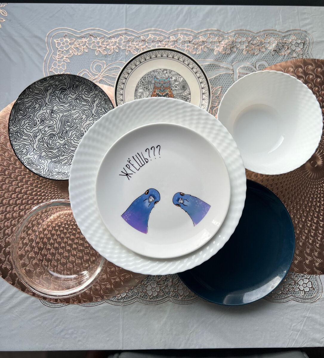 Голуби под глазурью.