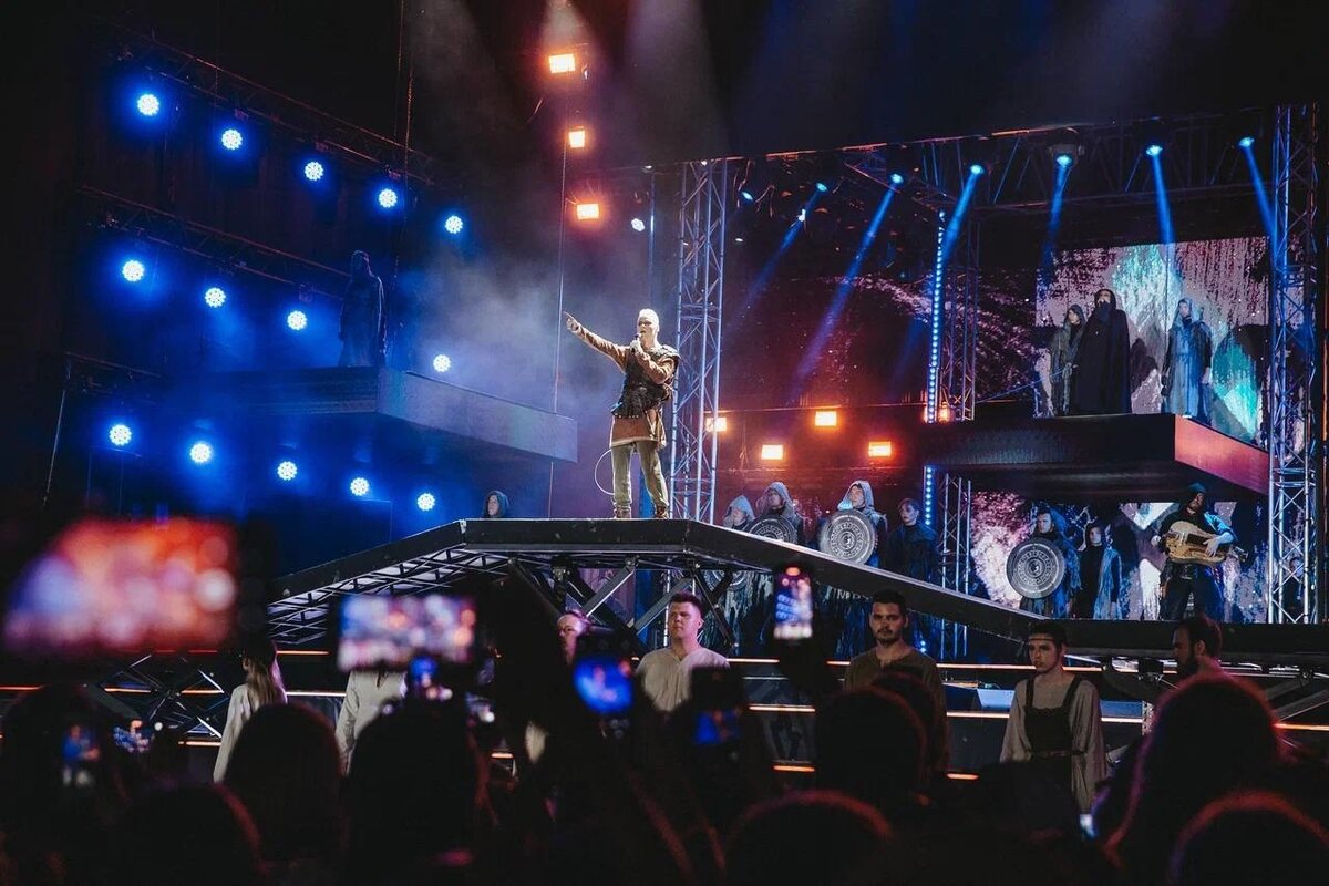 Фото из открытых источников. Первое действие этно-оперы "Князь Владимир".