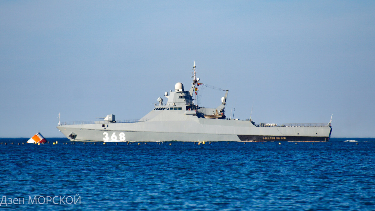 Головной патрульный корабль проекта 22160 "Василий Быков".