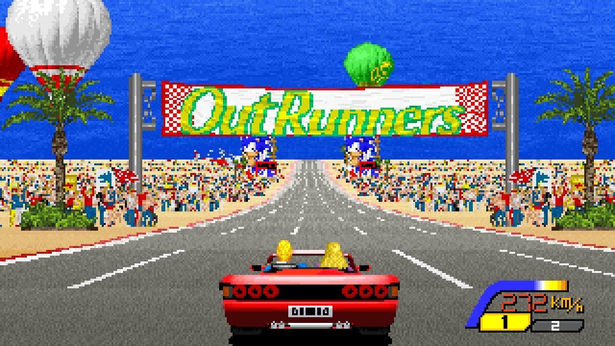 OutRunners». Игра времён «Sega Mega Drive», сумевшая заинтересовать в 2024  | #КсенВещает | Дзен