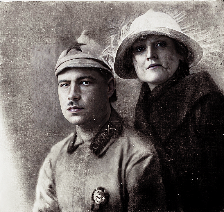 Л.А. Говоров с супругой, 1923 год. 