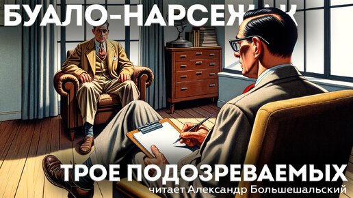 Буало-Нарсежак - ТРОЕ ПОДОЗРЕВАЕМЫХ (Детектив) | Аудиокнига (Рассказ) | Читает Большешальский