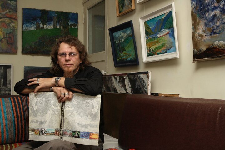 Вадим Климов в домашнем интерьере. 2010 г.