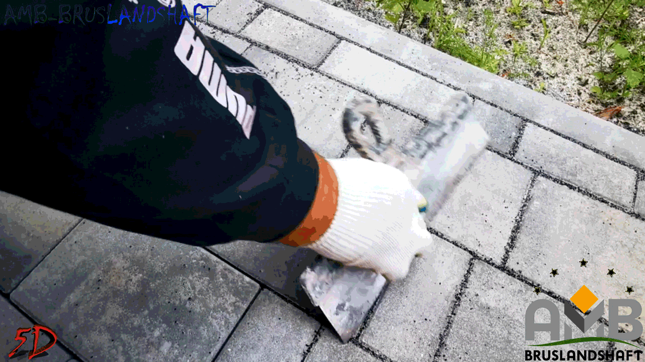 чем заделать швы тротуарной плитки и брусчатки