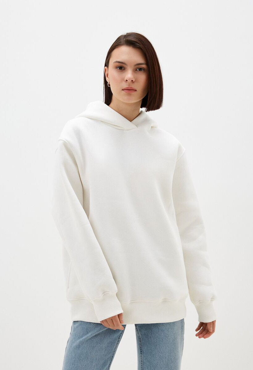 белый худи