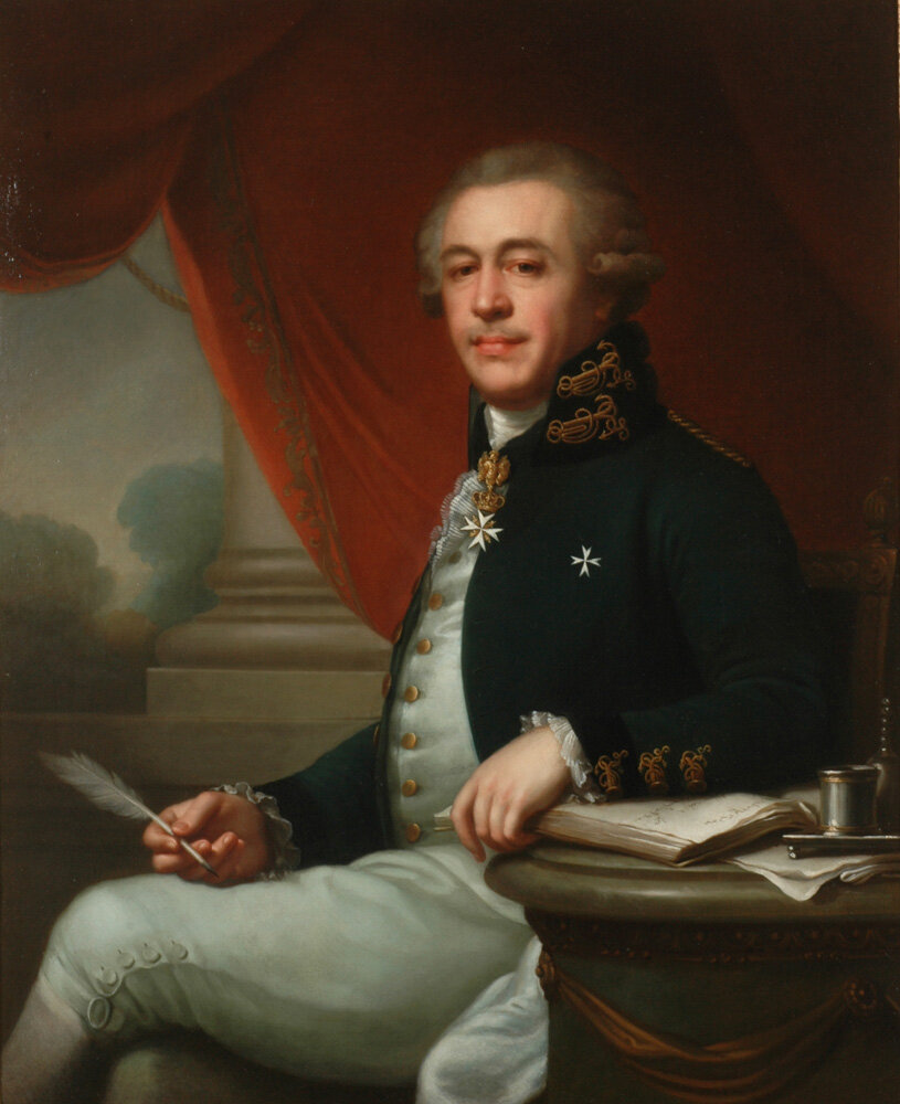 Иоганн Баптист Лампи-старший. Портрет Ивана (Ованеса) Лазаревича Лазарева, 1790-е.
