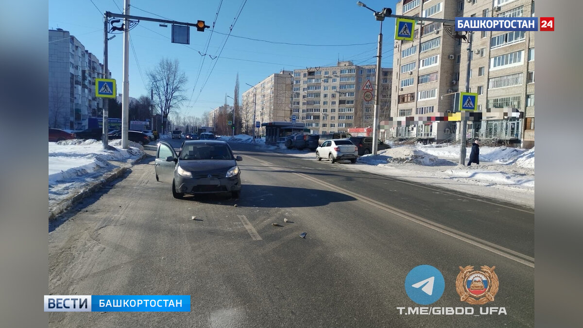    В уфимском Инорсе студент на Renault Sandero сбил 7-летнего мальчика: ребенка госпитализировали