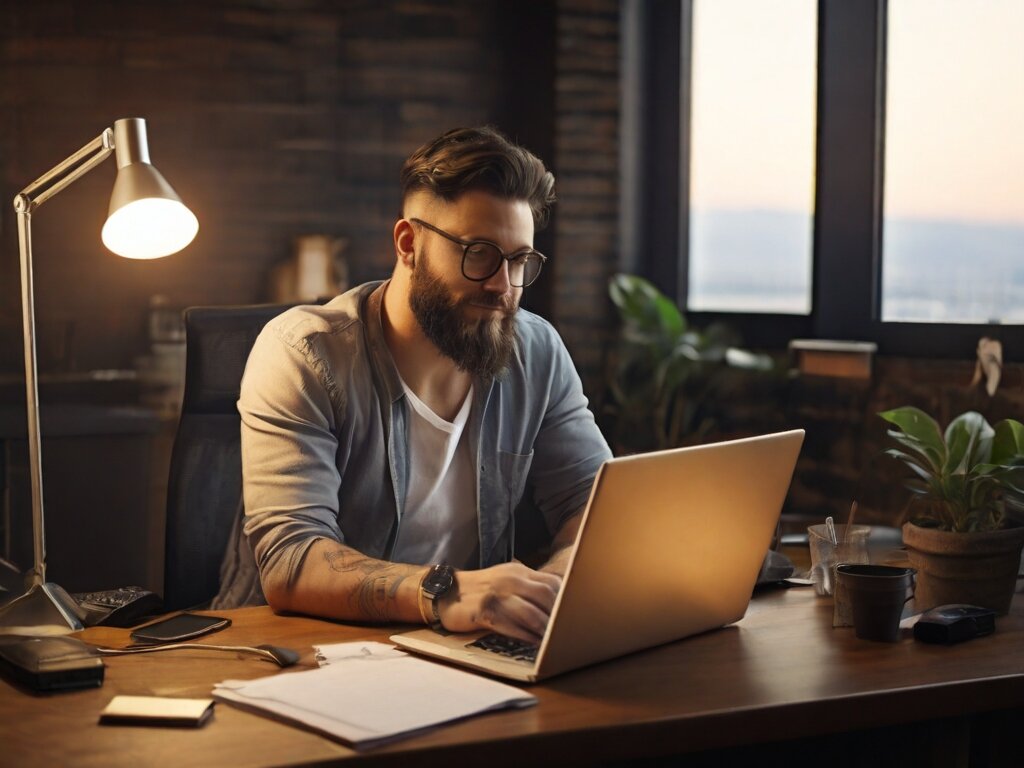 Фрилансер Василий зарабатывает много