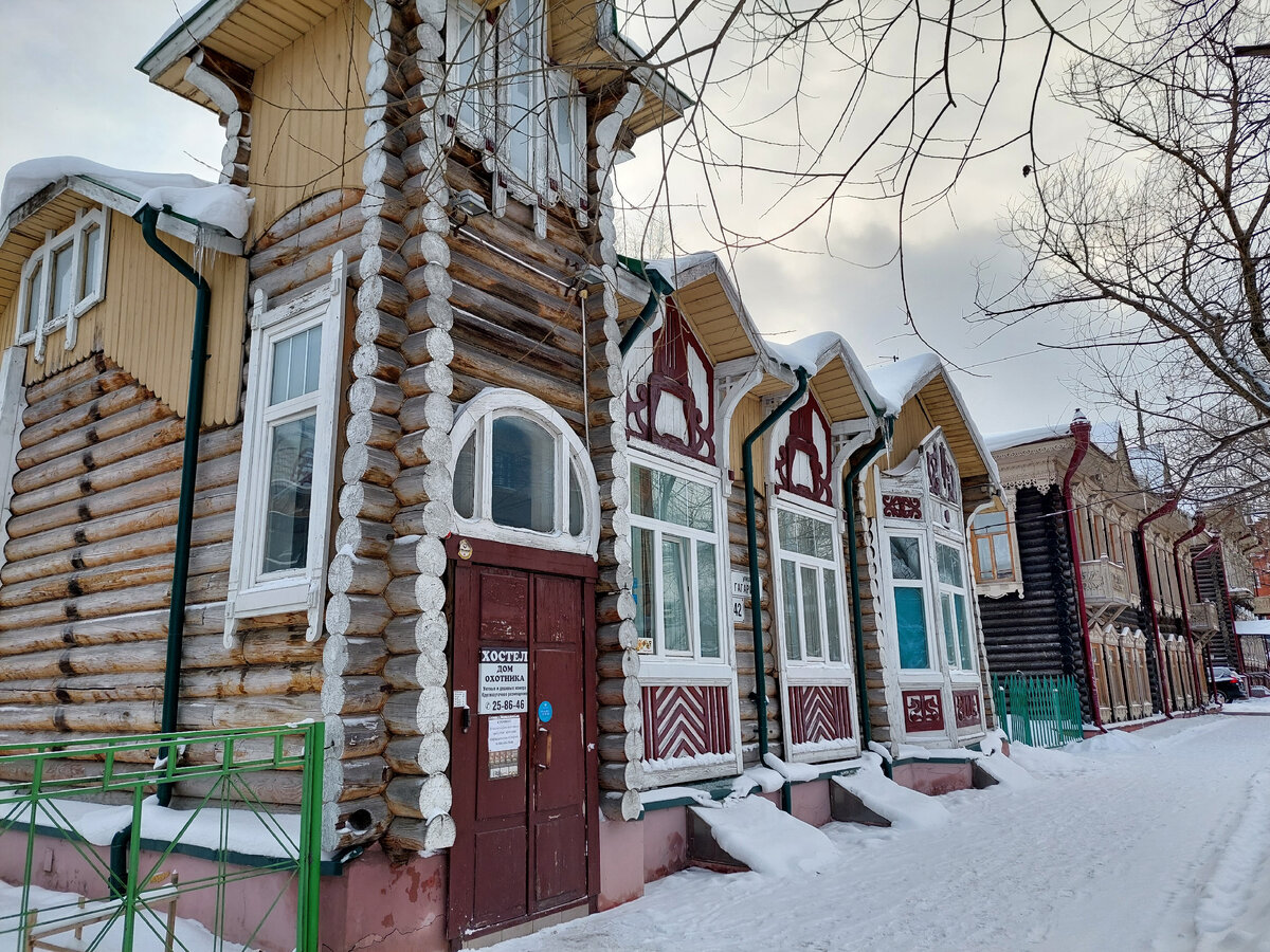 Томск, ул. Гагарина, 42. Хостел "Дом охотника". Фото Natalya Dolidenok