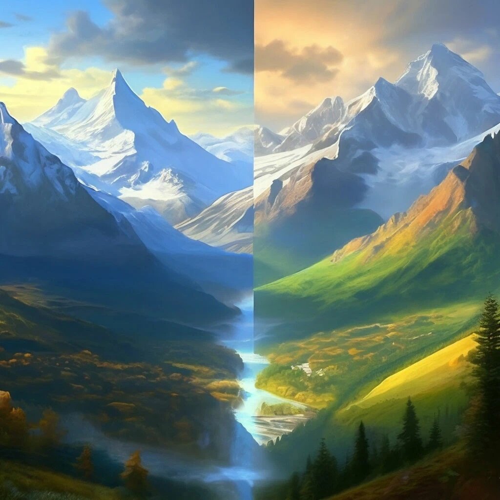 На сей раз коллаж создавал искусственный интеллект ("Шедевриум")