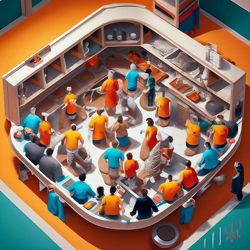 Тут "Шедевриум" даже после нескольких уточняющих промтов нарисовал очень странных людей)) Зато следующая картинка удалась.