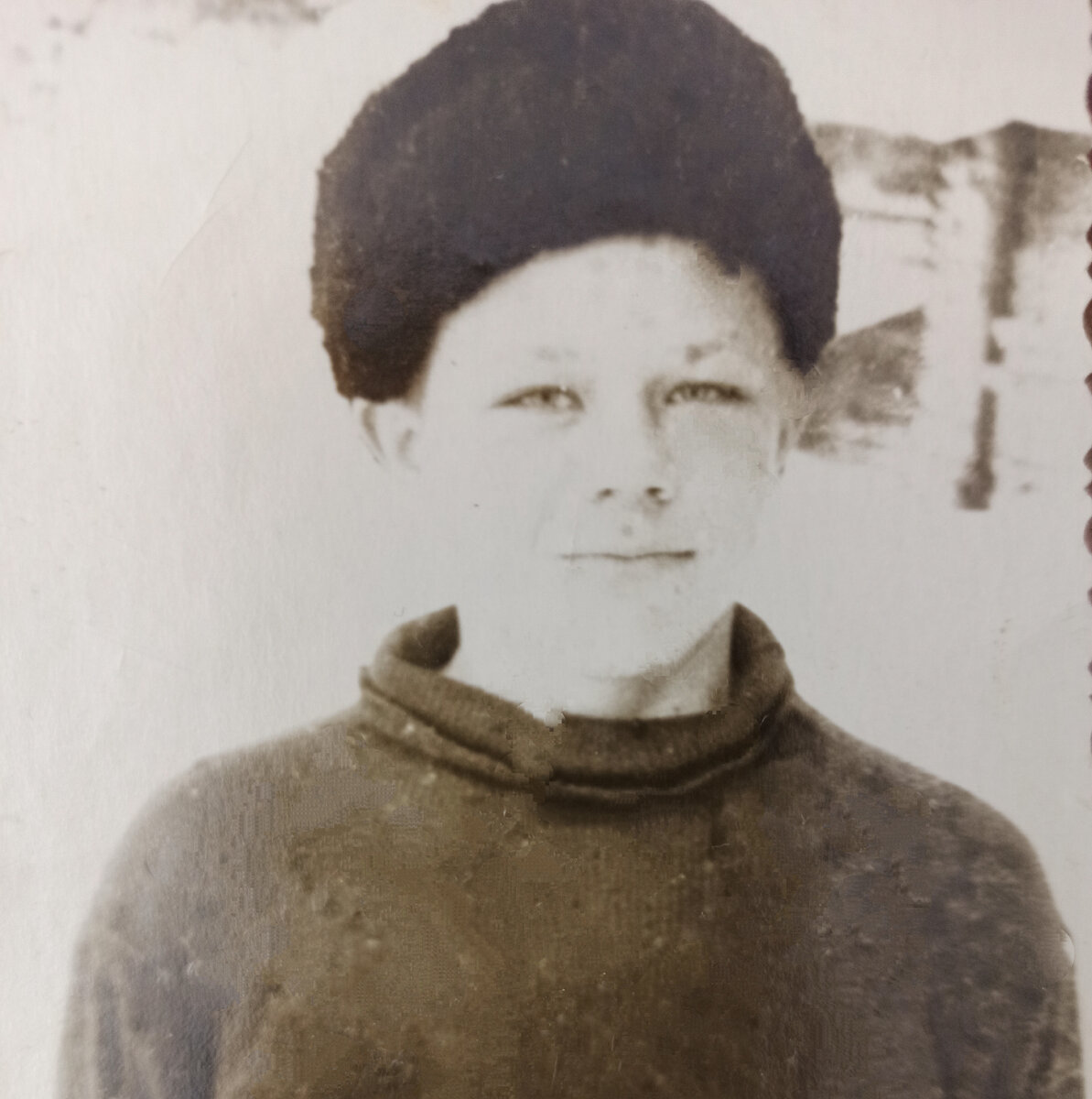 Лёня Иванов в родной деревне 