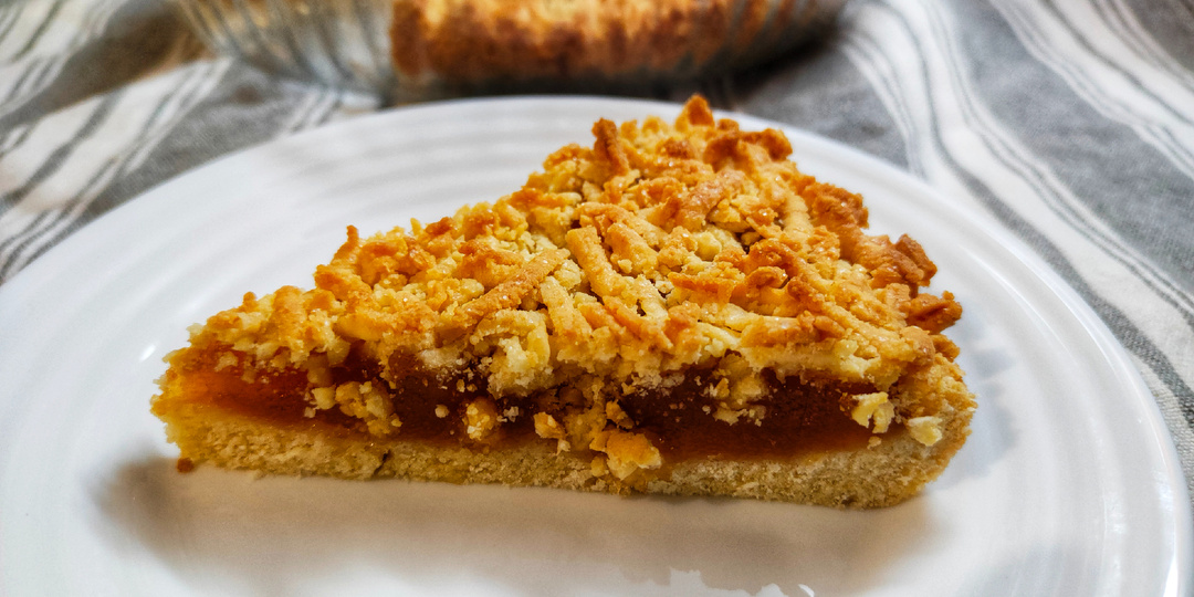 Тёртый пирог с повидлом 🍏