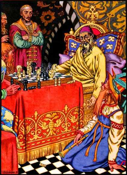 Иван Билибин "Смерть Ивана Грозного", 1935