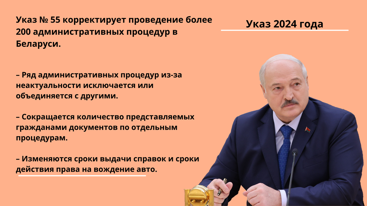 Корректируется проведение более 200 административных процедур | Лукашенко  решает | Дзен