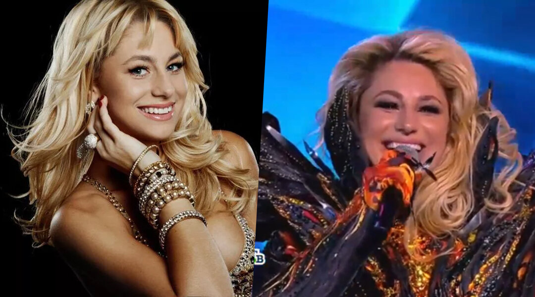 Наталья Гордиенко и Наталья Гордиенко в маске Огня