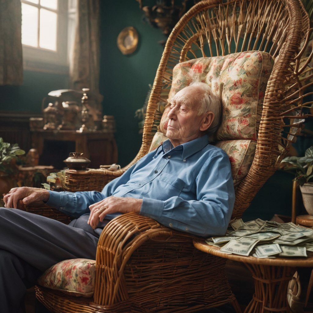  Василий Петрович отдыхает.