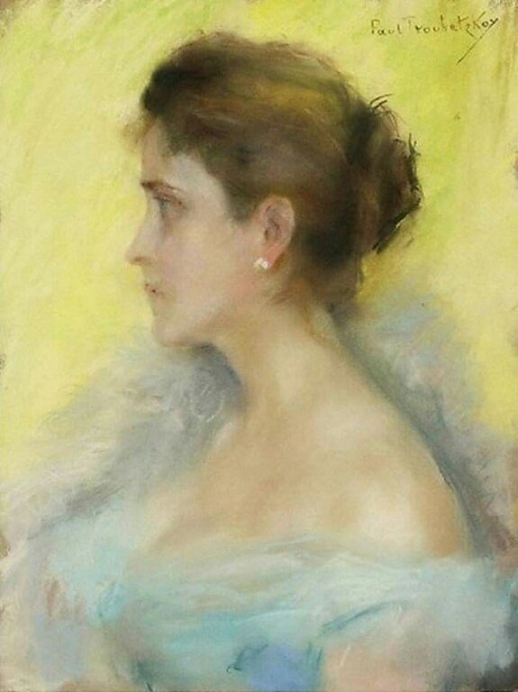 Портрет Великой княгини Елизаветы Фёдоровны. Паоло Трубецкой 1890