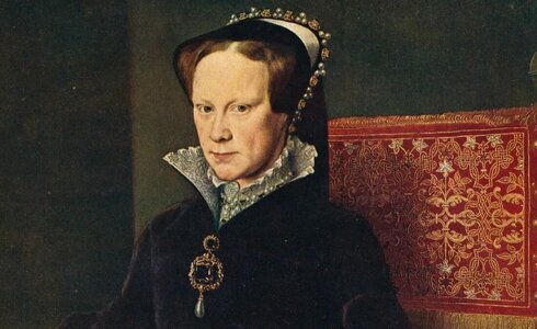 Мария I, дочь Генриха VIII и Екатерины Арагонской. 