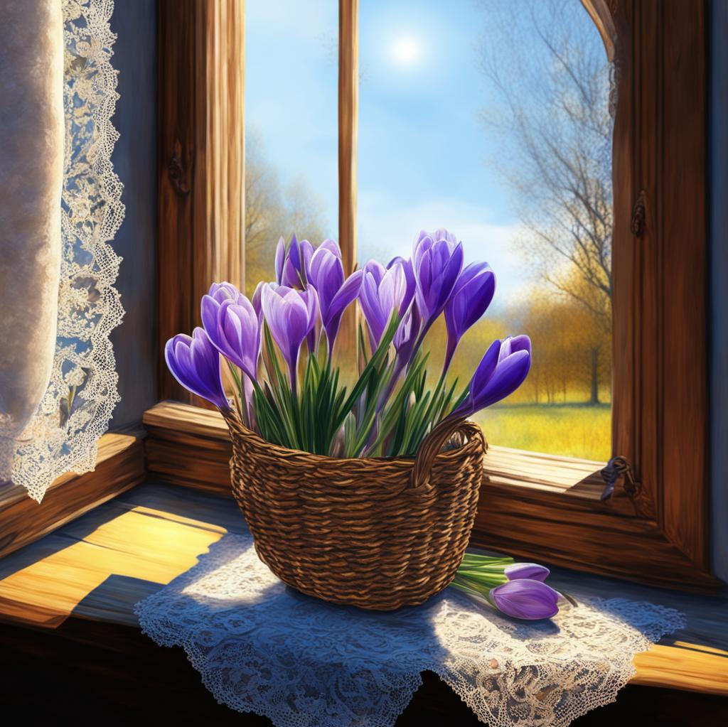 Хорошего настроения и всех благ в первый месяц весны! Изображения созданы нейросетью Kandinsky 2.2