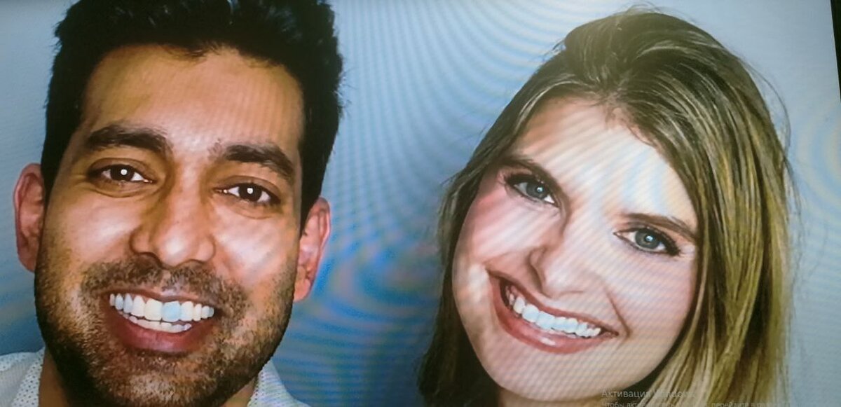 Алисия и ее муж. Фотография автора