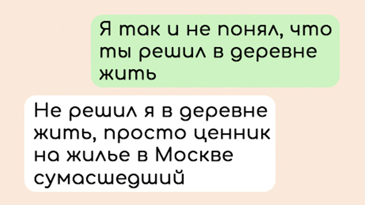 Переехал в глухомань и радуюсь. Смешные переписки про переезд загород |  Zinoink о комиксах и шутках | Дзен