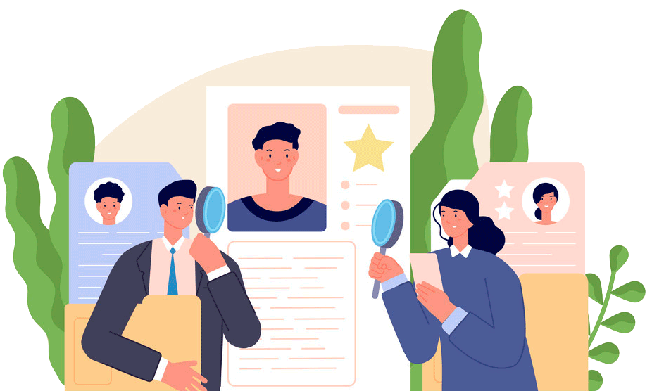 Application humans. Рекрутмент иллюстрация. HR менеджер. Recruiting illustration. Business HR