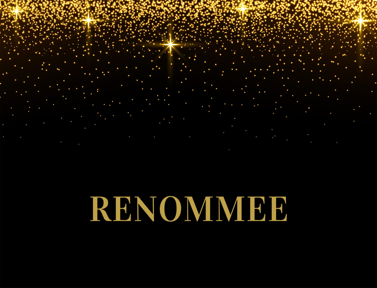 Первый вариант логотипа для рекламного агентства Renommee 