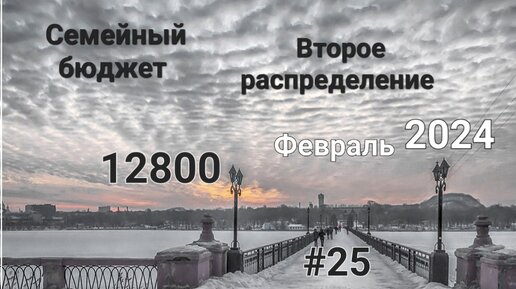 #25 Распределения бюджета семьи, февраль чек №2