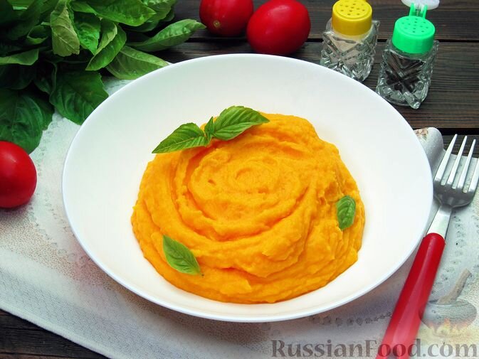 морковь в сливках