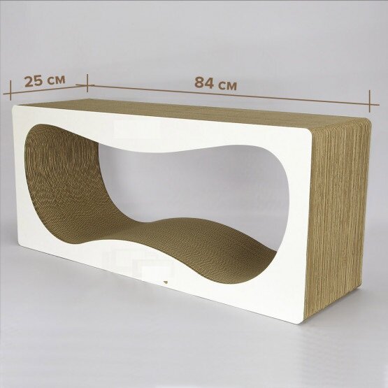 Когтеточка для кошек и кота из картона