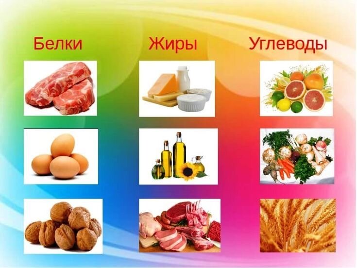 Жиры, белки, углеводы
