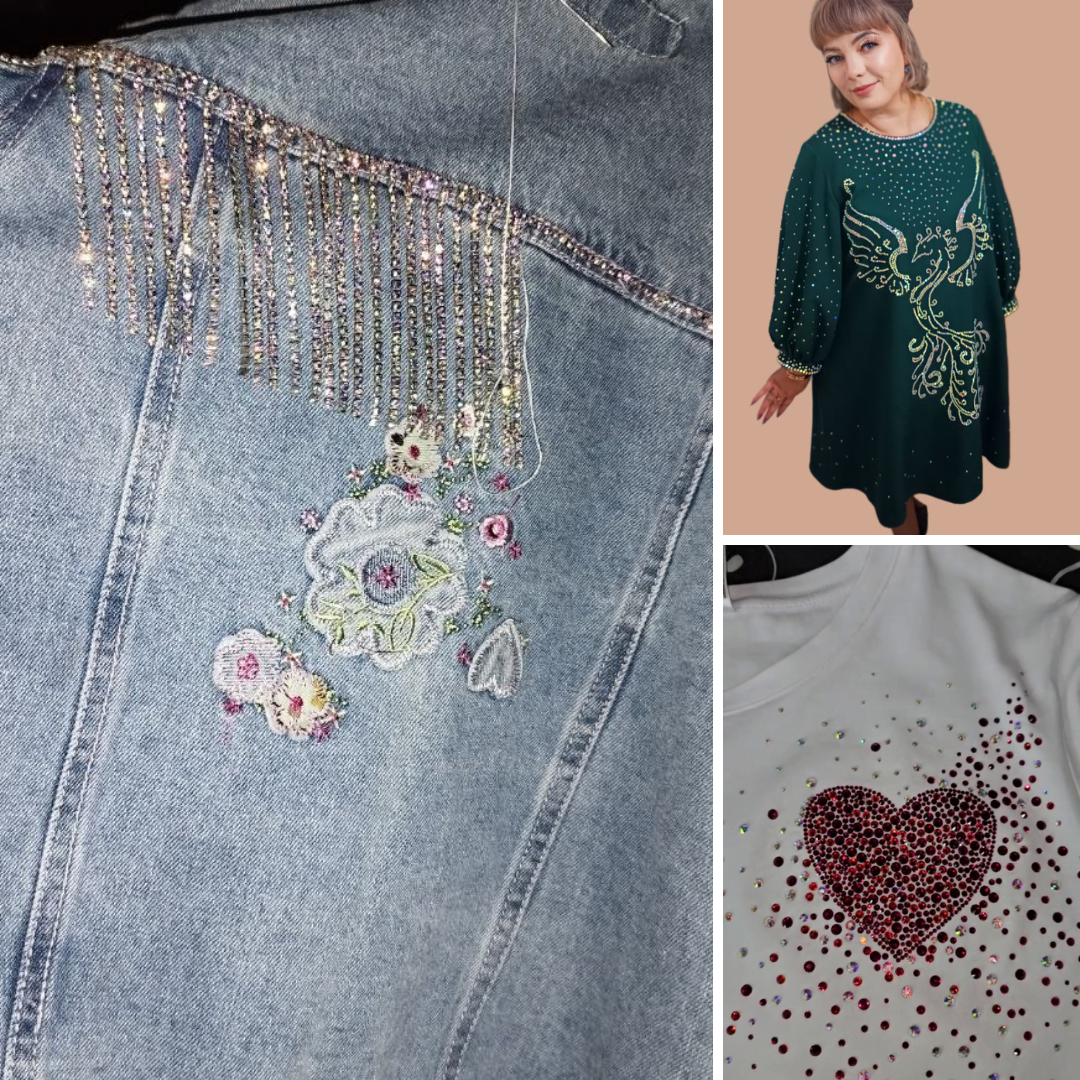 Кастомизация одежды - работы учениц