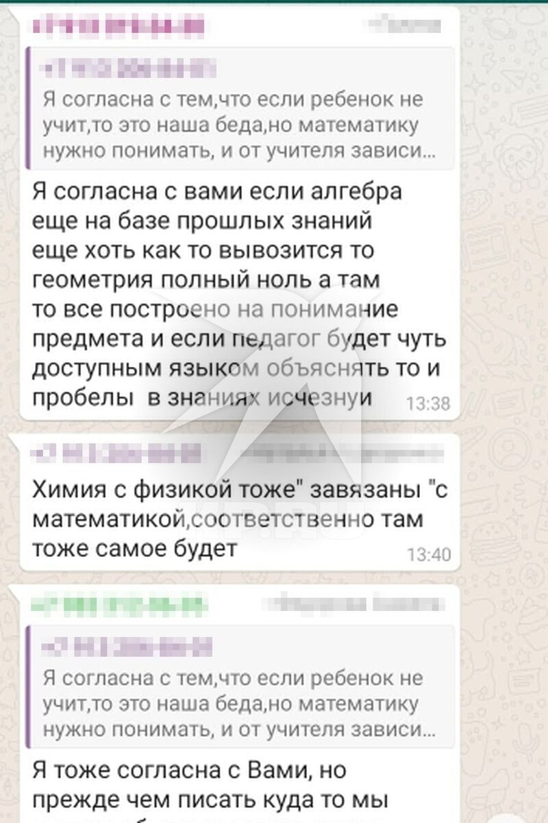 Не все родители были довольны классным руководителем. Фото: предоставлено Еленой