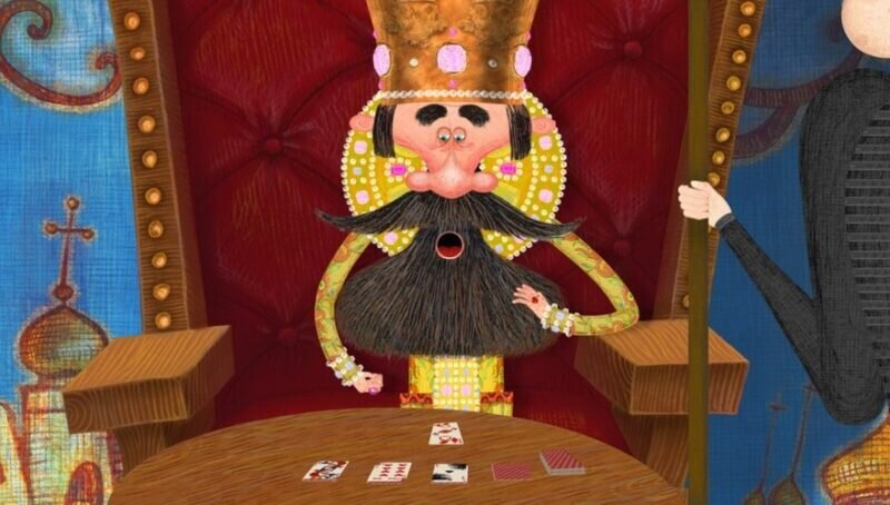   Царь на вид сморчок, башка с кулачок, а злобности в ем — агромадный объем…