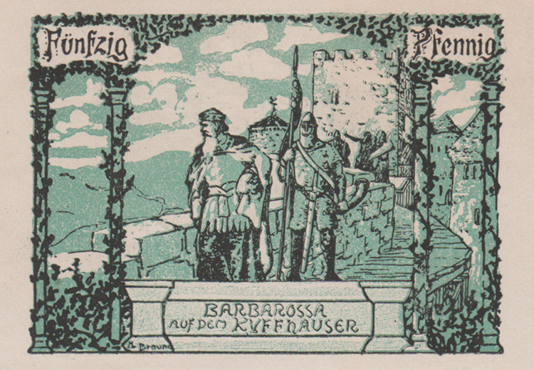 Франкенхаузен. 50 пфеннигов 1921 (реверс)