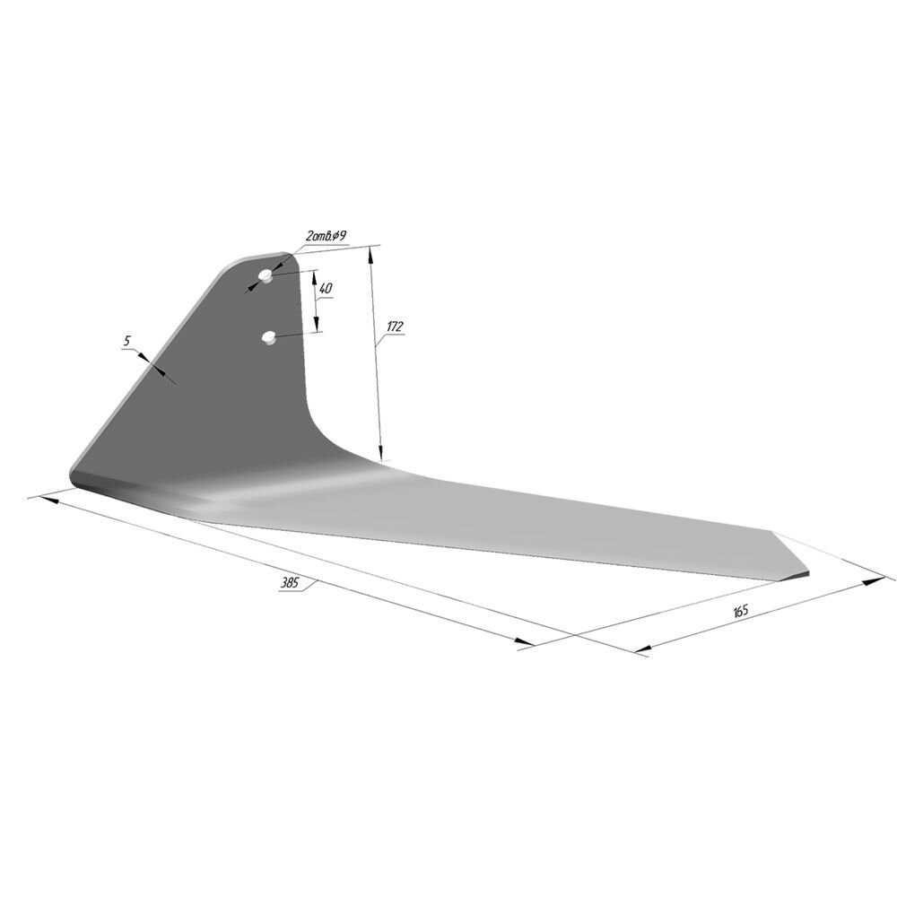 Полольные лапы (бритвы) используются для подрезания сорняков и рыхления почвы в междурядьях на глубину до 6 см. Бритвы обычно используются для первой междурядной обработки и букетировки. Бывают левосторонние и правосторонние бритвы.  Ширина захвата бритв составляет 85, 120, 165 и 250 мм. Угол установки лезвия к плоскости щеки равен 28-32°, а угол установки плоскости лезвия к поверхности поля (угол крошения) равен 15°. Лезвие бритвы перерезает корни сорняков, почва перемещается по его рабочей поверхности и измельчается.