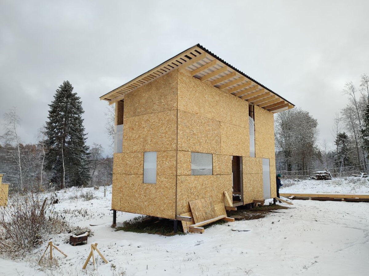 В таком виде меня застал первый снег