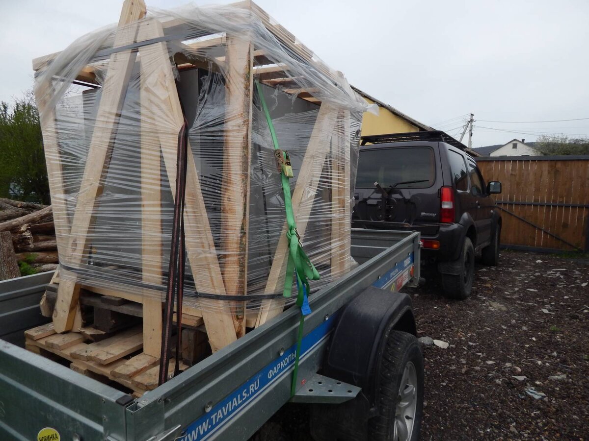 Привезли печь